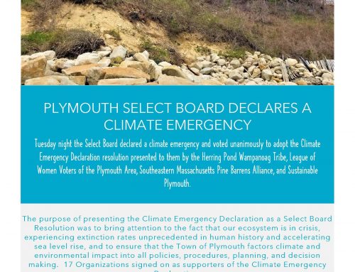 Plymouth Select Board Declares a Climate Emergency